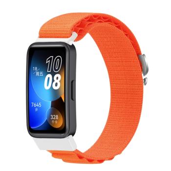 NYLON remienok pre Huawei Band 8 / 9 oranžový