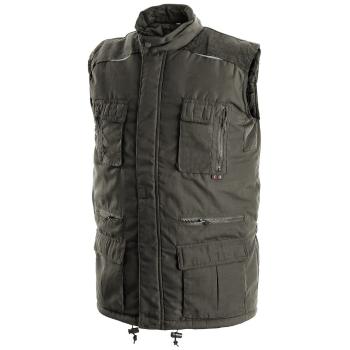 Canis (CXS) Zateplená pracovná vesta OHIO - Zelená | 3XL