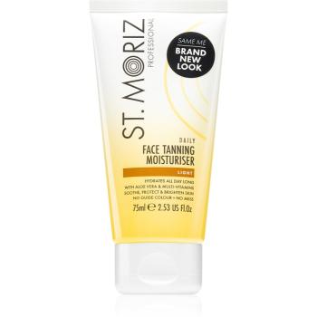 St. Moriz Daily Tanning Face Moisturiser loțiune autobronzantă hidratantă faciale tip Light 75 ml