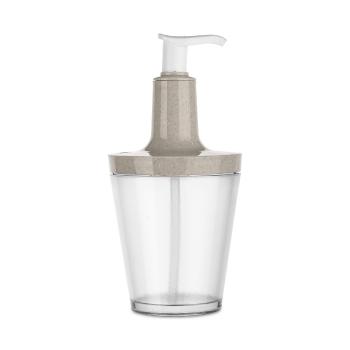 Dozator de săpun Koziol Flow Organic, bej,250 ml, 8,8 x 8,8 x 17,7 cm