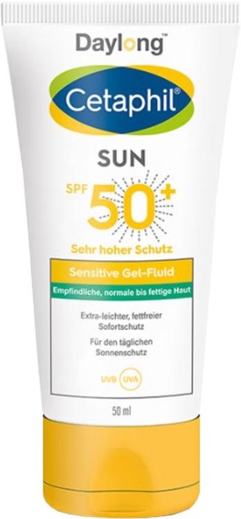 Daylong Gel fluid de protecție solară pentru ten sensibil până la gras SPF 50+ Cetaphil Sun (Sensitive Gel-Fluid) 50 ml
