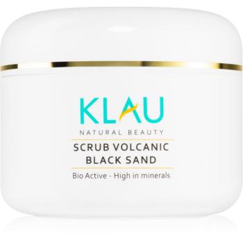 KLAU Volcanic Black Sand Peeling mineral pentru ten 200 ml