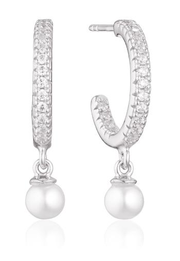 Sif Jakobs Elegantcercei rotunzi cu perle Ellera SJ-E12280-CZ-SS