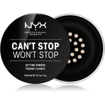 NYX Professional Makeup Can't Stop Won't Stop pudra culoare 01 Light 6 g