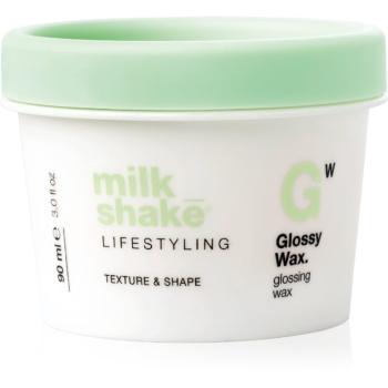 Milk Shake Lifestyling Glossy Wax ceară pentru definire și strălucire 90 ml