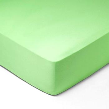 Prestieradlo, Jersey, svetlo zelená 200 x 220 cm