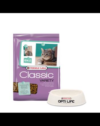 VERSELE-LAGA Classic Cat Variety hrana pisica 4 kg + bol plastic GRATIS