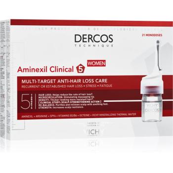 Vichy Dercos Aminexil Clinical 5 Tratament împotriva căderii părului pentru femei 21x6 ml