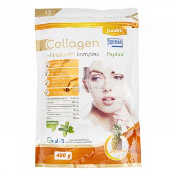 JutaVit Collagen + Hialuron Komplex ananász ízű italpor 400 g