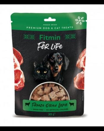 FITMIN For Life Freeze dried lamb 30 g recompensa pentru caini si pisici, miel liofilizat