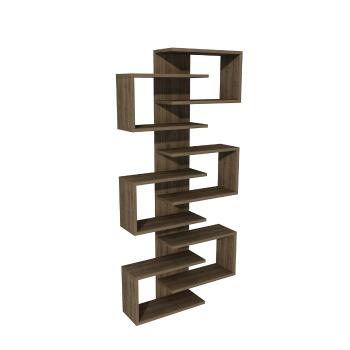 Bibliotecă Lotus Walnut, naturală