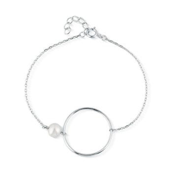 JwL Luxury Pearls Brățară minimalistă din argint cu perlă autentică JL0859