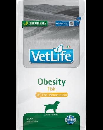 FARMINA VetLife Obesity Fish Hrana uscata caini supraponderabili, cu peste 2 kg