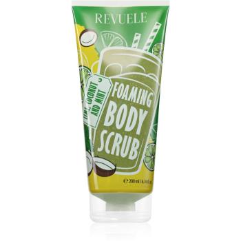 Revuele Foaming Body Scrub Lime, Coconut and Mint exfoliant pentru corp 200 ml