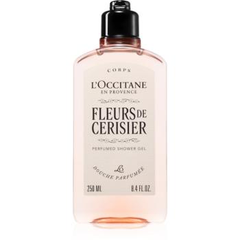 L’Occitane Fleurs de Cerisier tusfürdő gél illatosított cseresznyevirág 250 ml