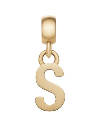 Daniel Wellington Pandantiv placat cu aur litera "S" Charms DW00400502