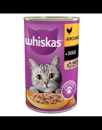 WHISKAS Conserva cu pui in sos pentru pisica 400 g