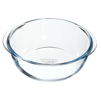 Pyrex Sklenená zapekacia misa okrúhla 2,3 l, 26 x 23 x 8 cm