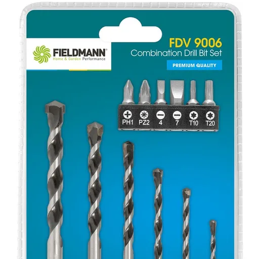 Fieldmann FDV 9006 set de burghie și biți, 12piese