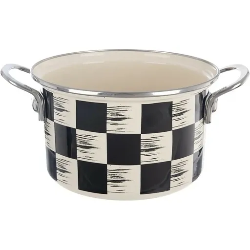 Orion Oală emailată Șah Lem, 2 l, diametru 18 cm, diam. 18 cm