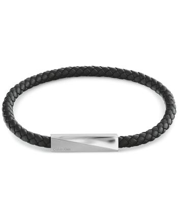 Calvin Klein Brățară elegantă din piele pentru bărbați Iconic Id 35100055