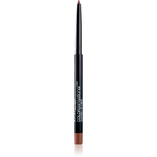MAYBELLINE NEW YORK Color Sensational Shaping Lip Liner creion contur pentru buze cu ascutitoare culoare 20 Nude Seduction 1.2 g