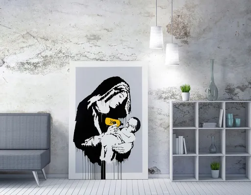 Tablou decorativ, WY122 (50 x 70), Canvas imprimat, Multicolor