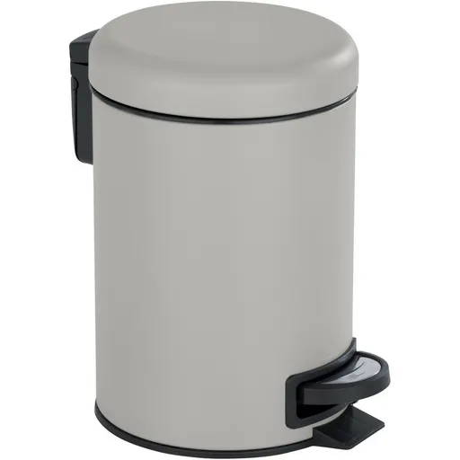 Wenko Coș de gunoi cu pedală Leman 3 l, taupe, maro taupe, 3 l