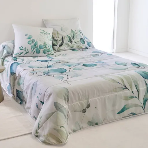 Cuvertură matlasată Elyse cu imprimeu floral