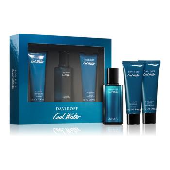 Davidoff Cool Water Man - EDT 40 ml + gel de dus 50 ml + balsam după ras 50 ml