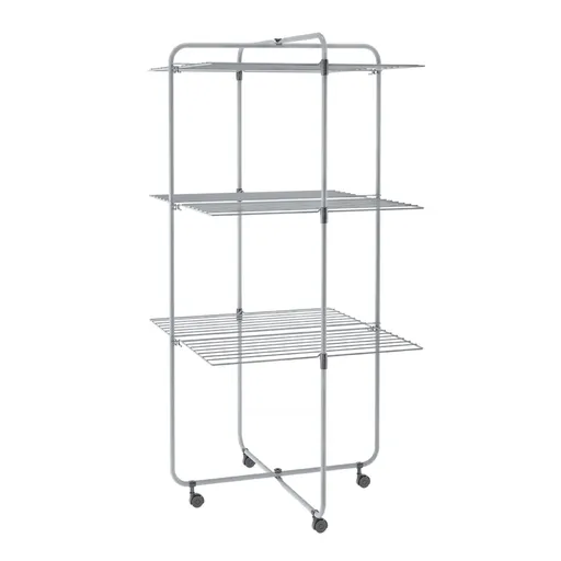 Uscator rufe reglabil Lille, Metaltex, 33 m capacitate de uscare, metal tratat LDPE