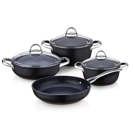 Set de oale de gătit antiaderente 4Home Titanium din 7 piese