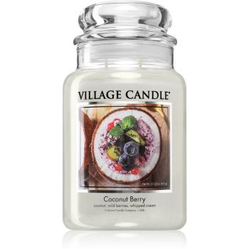 Village Candle Coconut Berry lumânare parfumată 602 g