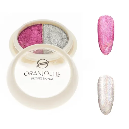 Pigment Unghii Holografic - Paleta Oranjollie 003, W56B