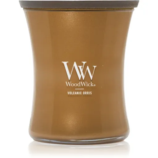 Woodwick Precious Metals Volkanic Orris lumânare parfumată 275 g