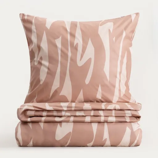 Lenjerie de pat King Size, Taro, Homla, 200x220 cm, 3 piese, microfibra din poliester, bej