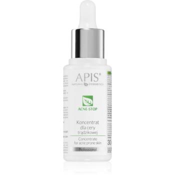 Apis Natural Cosmetics Acne-Stop Professional concentrat pentru tenul gras, predispus la acnee 30 ml