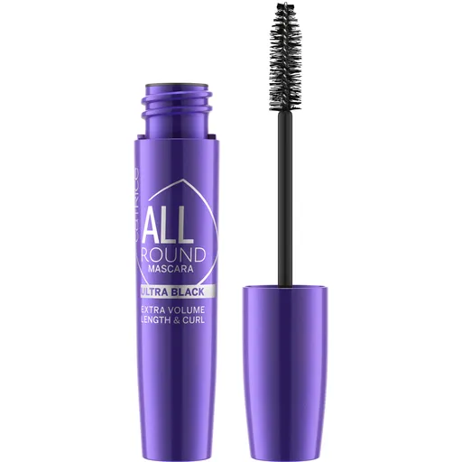Catrice Rimel pentru volum, lungime și forma genelor Allround (Extra Volume, Length & Curl Mascara) 11 ml Ultra Black