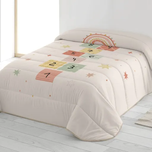 Pătură pentru bebeluși din microfibră cu imprimeu cu manechin, 200g/m2