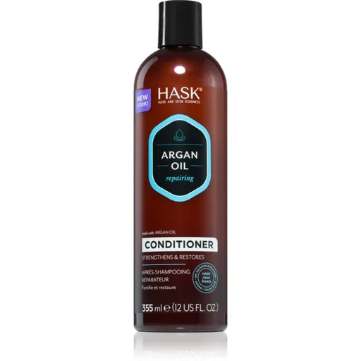 HASK Argan Oil balsam revitalizant pentru par deteriorat 355 ml