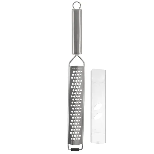 Râșniță plată din oțel inoxidabil pentru brânză cu mâner