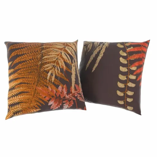 Kvalitex Husă pentru pernă Kapradí maro, 40 x 40cm, set de 2 bucăți