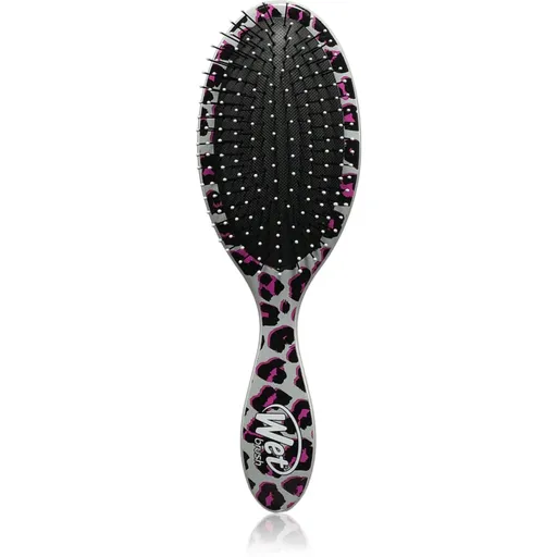 Wet Brush Original Detangler Safari perie de par pentru frumusețea părului și a pielii Pink Leopard 1 buc