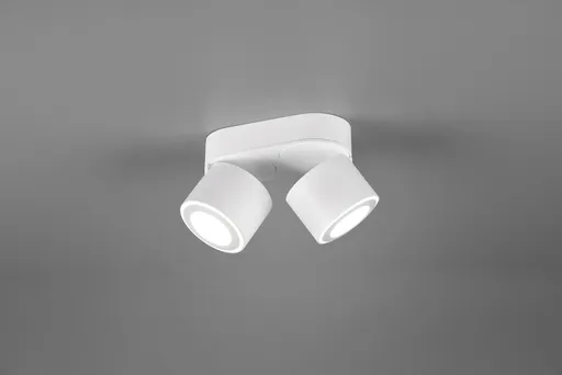 Plafoniera Taurus, TRIO, 18x8.7x10.6 cm, 5W, 2x SMD, metal, alb mat