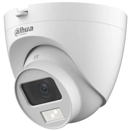 Camera HDCVI Eco Series Dahua HAC-HDW1500CLQ-IL-A-0280B-S2, 5MP, lentila 2.8mm, Smart Dual Light 20m, microfon, IP67