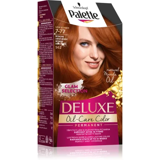 Schwarzkopf Palette Deluxe Culoare permanenta pentru par culoare 7-77 (562) Intensive Shiny Copper 1 buc