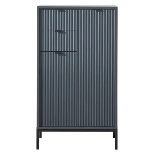 Comoda pentru baie Lucera, 60x32x122.5 cm, MDF, gri