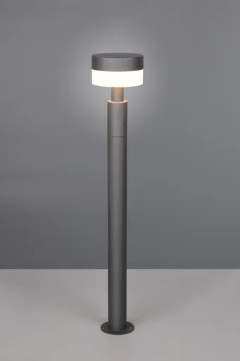 Lampadar de exterior Mackenzie, TRIO, 16.5x95 cm, 8W, 1x SMD, aluminiu, antracit