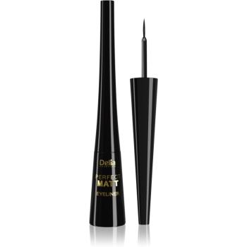 Delia Cosmetics Perfect Matt Shape Master eyeliner cu efect matifiant culoare Black 4 ml