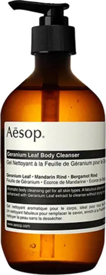 Aesop Gel de curățare răcoritor pentru corp Geranium Leaf (Body Cleanser) 500 ml - cu pompă